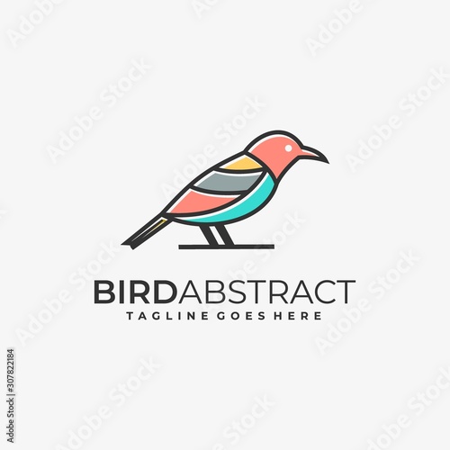 Bird Illustration Vector Template