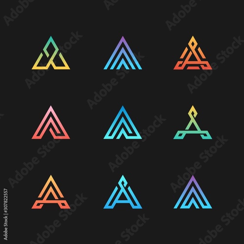 Triangle Illustration Vector Template Free Download Triangle Illustration Vector Template - GFXLoad