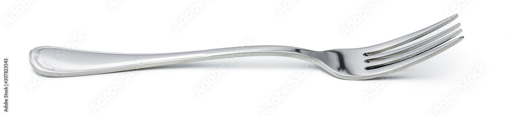 Stainless steel fork isolated on white background Stainless steel fork isolated on white background