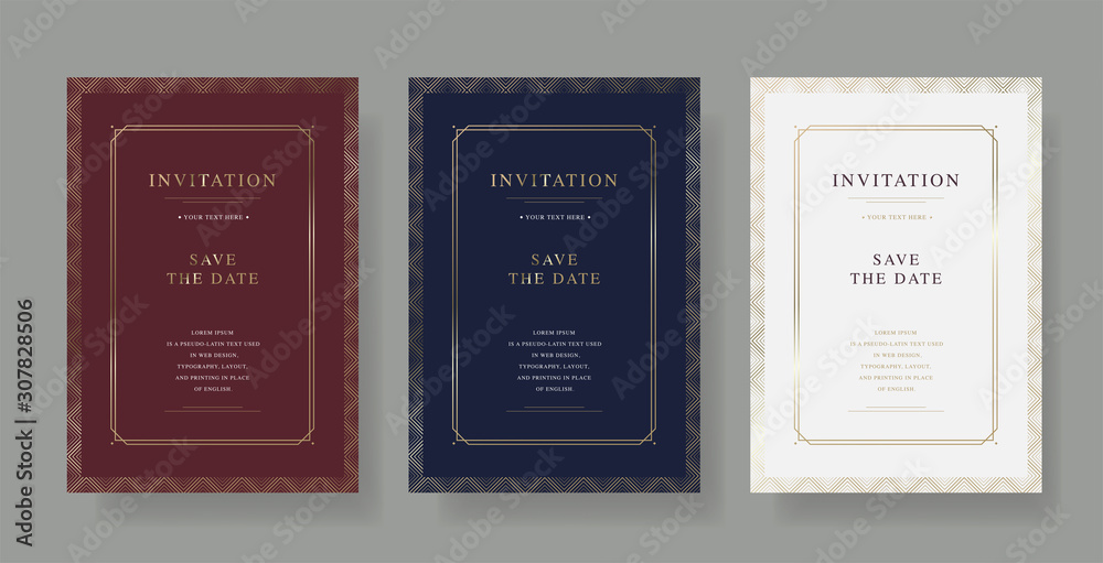 © ersp - Vintage luxury vector invitation card © ersp - Vintage luxury vector invitation card