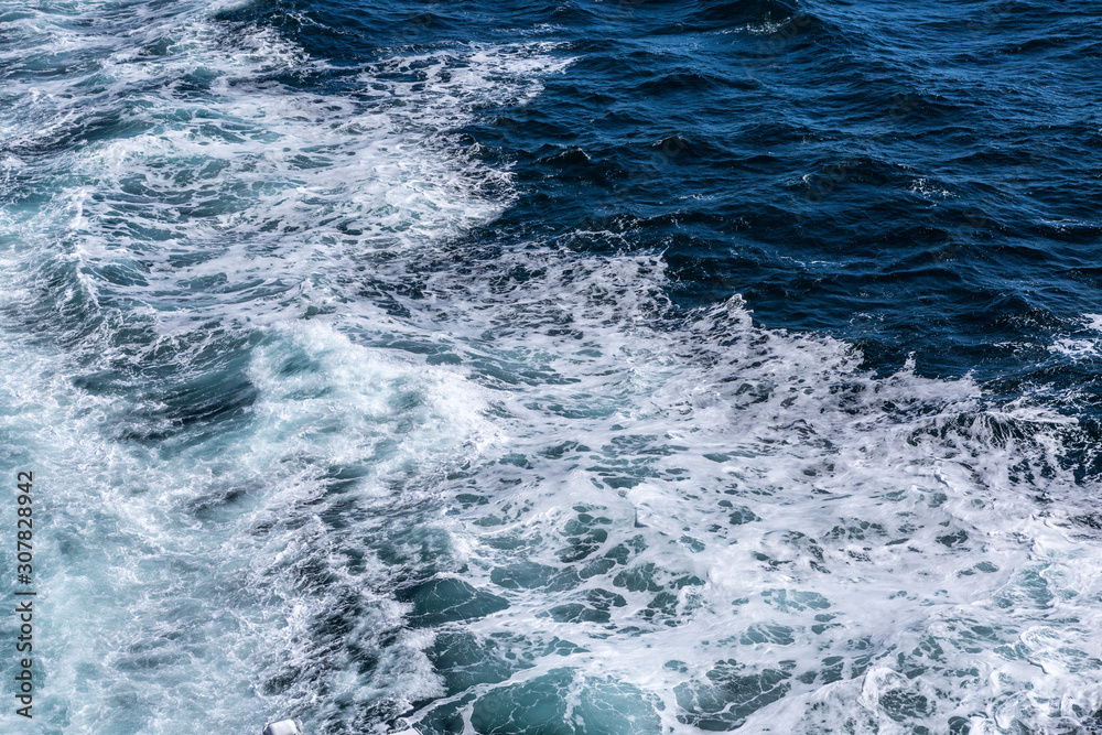 Fototapeta premium Meer, auf der Fähre von Dänemark nach Norwegen