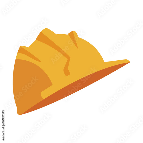 safety helmet icon, colorful design