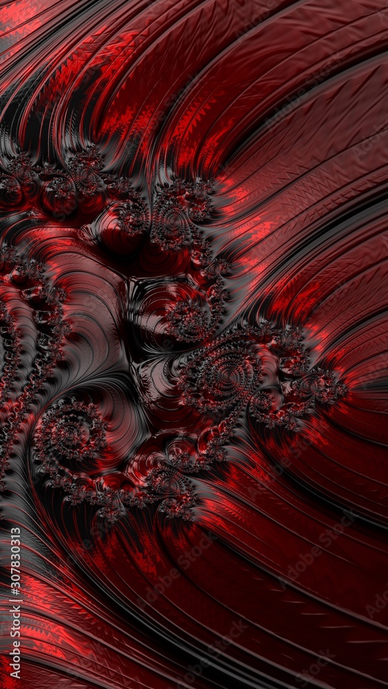 Artfully 3D rendering fractal background Artfully 3D rendering fractal background