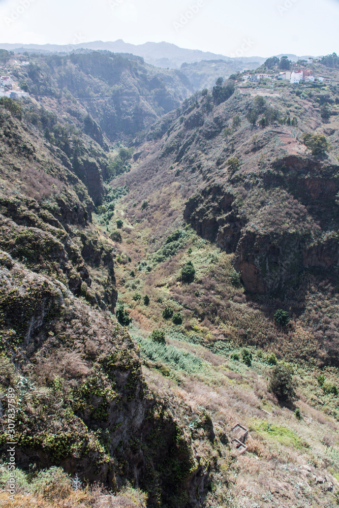 Schlucht von Moya auf Gran Canaria.