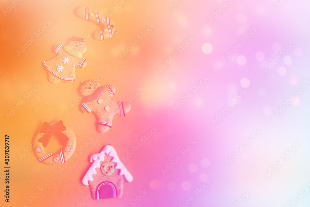 Christmas decorations background. Christmas decorations background.