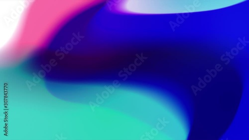 Abstract blurred transparency big bokeh movie, glowing gradient magical waves. Background for Youtube, opener, Christmas theme, holiday, party, clubs, event, music clips, advertising footage.