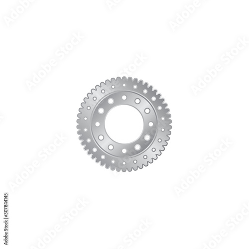 Realistic gear vector design unique