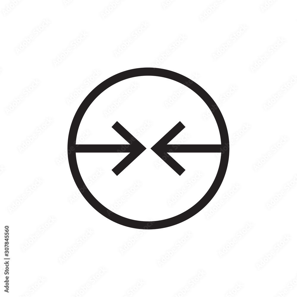 Circle arrow left right icon vector isolated on background. Trendy web symbol. Pixel perfect. illustration EPS 10. - Vector. Circle arrow left right icon vector isolated on background. Trendy web symbol. Pixel perfect. illustration EPS 10. - Vector.