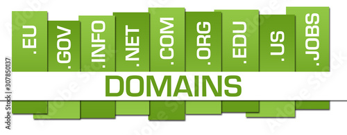 Domains Green Professional Horizontal 