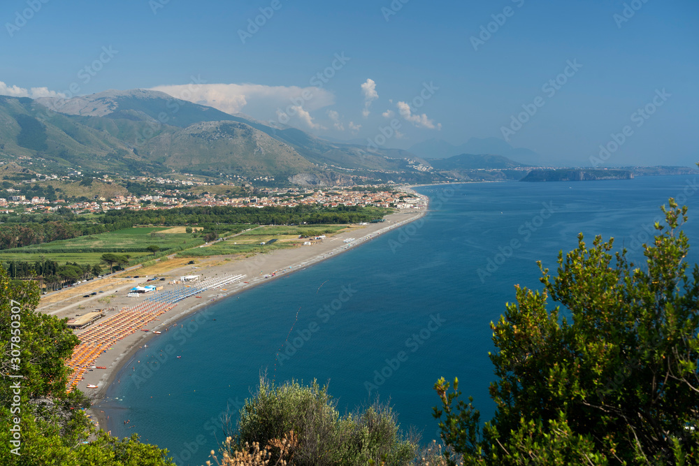 The coast of Maratea, Southern Italy, at summer