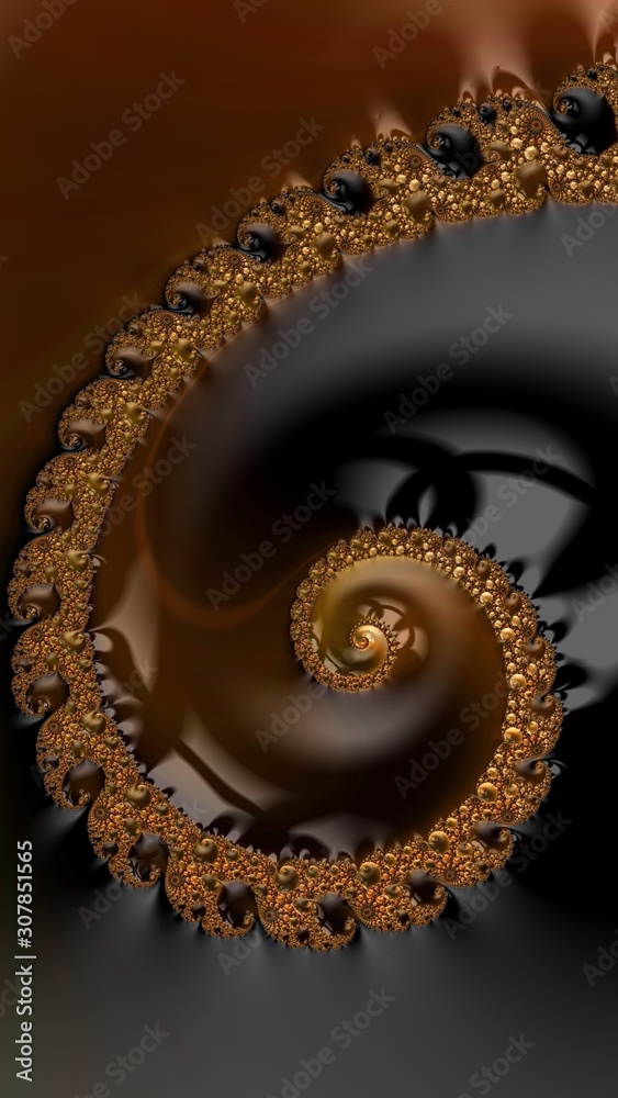 Artfully 3D rendering fractal background Artfully 3D rendering fractal background