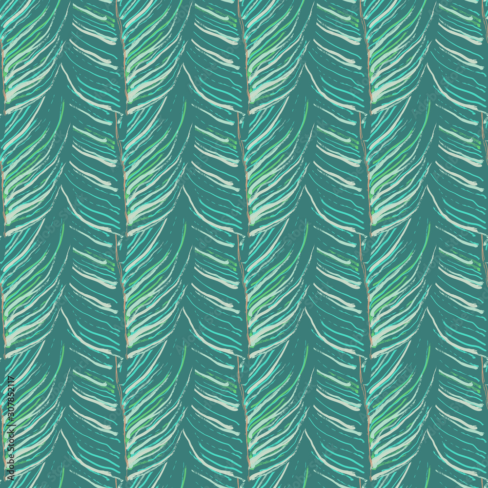 Tropical Leaf. Modern Motif. Jungle Print. Foliage Tropical Leaf. Modern Motif. Jungle Print. Foliage