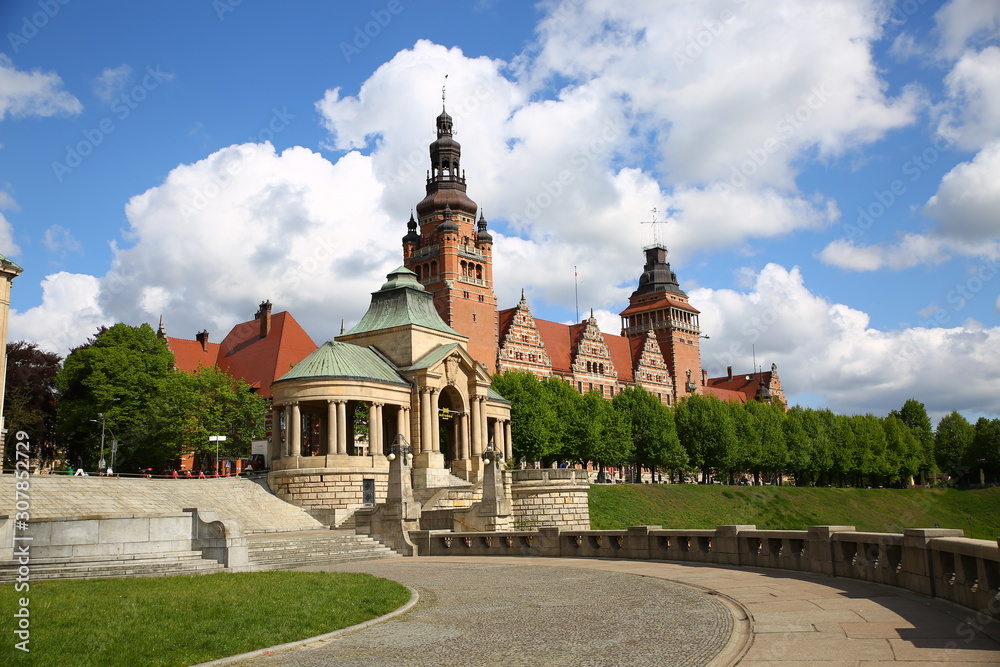 Szczecin is the capital and largest city of the West Pomeranian Voivodeship in Poland. Located near the Baltic Sea and the German border, it is a major seaport and Poland's seventh-largest city. 