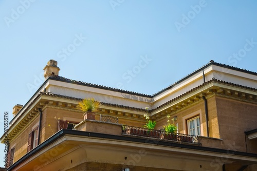 Exterior of traditional flat