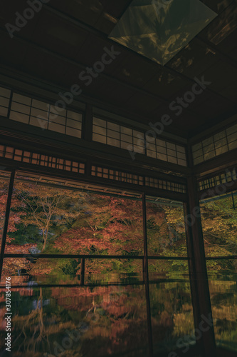 京都 瑠璃光院 お寺 紅葉 秋 写真素材 季節 © Sanato