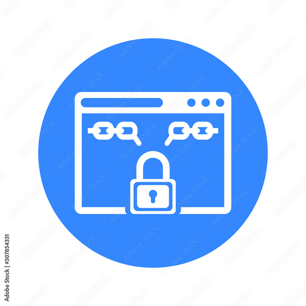 Cyber protection, lock, web security icon Cyber protection, lock, web security icon