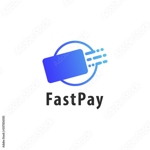 pay logo template design vector illustration