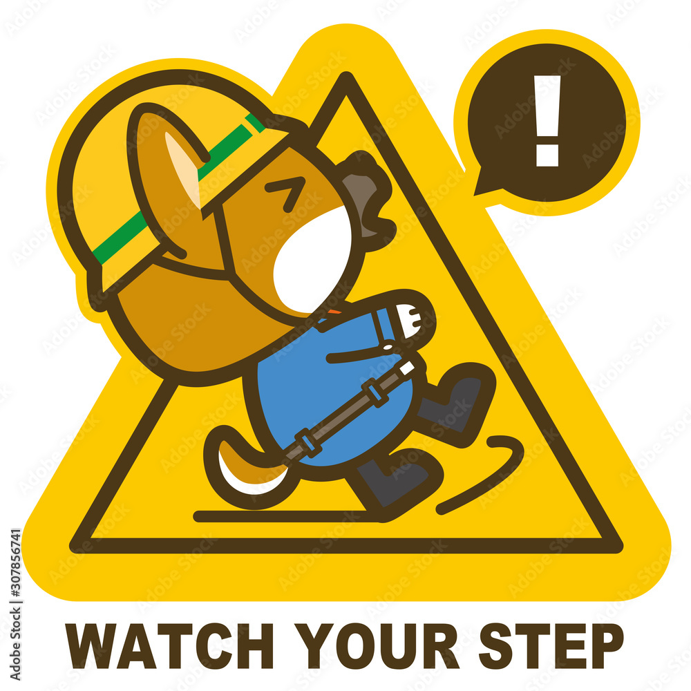 はたらく犬 足元注意 看板 サイン 英語 Stock Vector Adobe Stock はたらく犬 足元注意 看板 サイン 英語 Stock Vector Adobe Stock