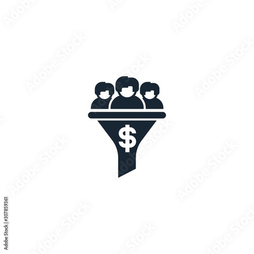 Lead conversion creative icon. From Social Media Marketing icons collection. Isolated Lead conversion sign on white background
