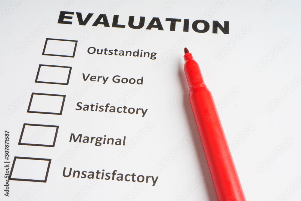 Evaluation checklist Evaluation checklist