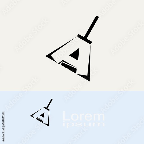  Cleaning And Maintenance Logo and vector Template, Cleaning icon. Single high quality outline symbol for web design or mobile app. Thin line sign for design logo.