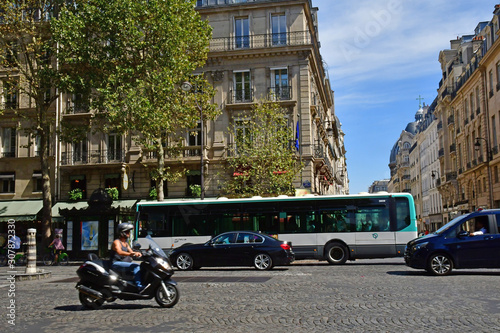 Paris; France - april 2 2018 : rue Royale photo