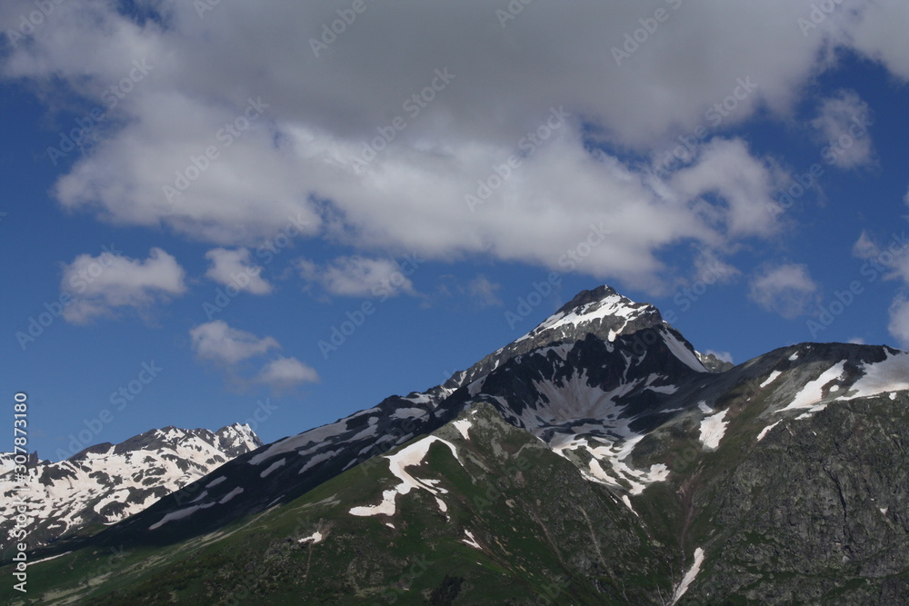 Spring in the Mountains of Caucasus, Russia Spring in the Mountains of Caucasus, Russia
