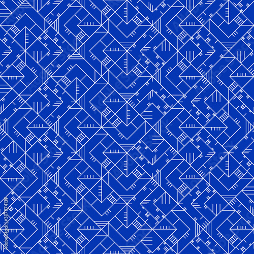 Abstract seamless geometric...