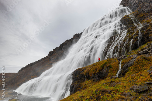 Dynjandi with fall colors