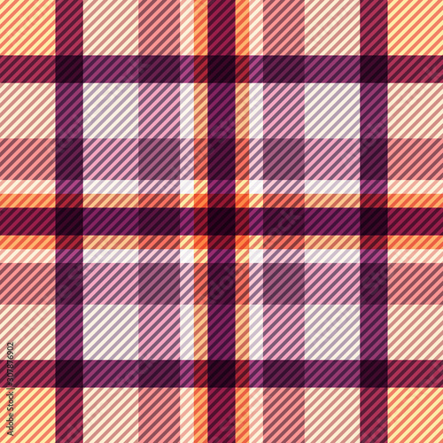 Tartan fabric texture