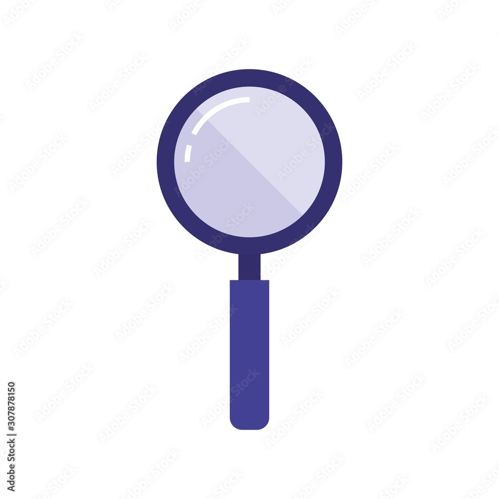Lupe icon design, Tool search magnifying glass zoom lens and exploration theme Vector illustration Lupe icon design, Tool search magnifying glass zoom lens and exploration theme Vector illustration