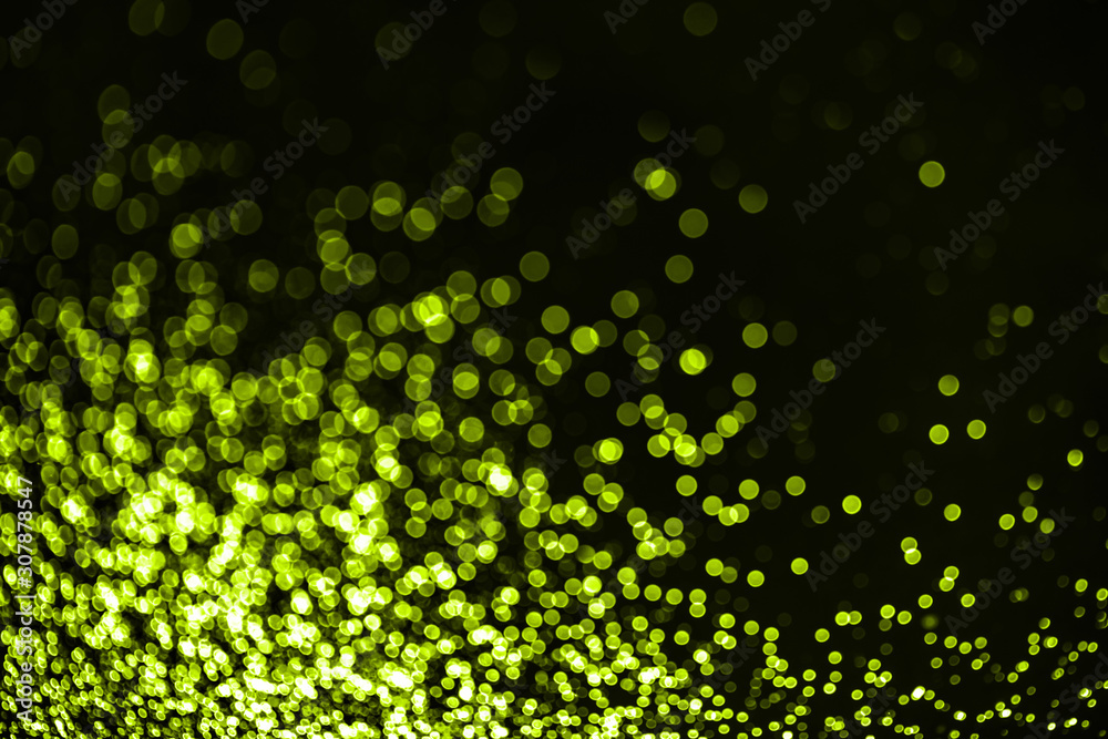 Bright green glitter raster festive background. Abstract shimmering circles decorative backdrop. Bokeh lights with shiny effect illustration. Overlapping glowing and twinkling spots. Bright green glitter raster festive background. Abstract shimmering circles decorative backdrop. Bokeh lights with shiny effect illustration. Overlapping glowing and twinkling spots.