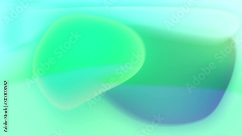 Abstract blurred transparency big bokeh movie, glowing gradient magical waves. Background for Youtube, opener, Christmas theme, holiday, party, clubs, event, music clips, advertising footage.