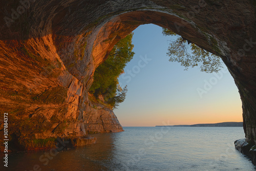 Cathedral Sea Cave Grand Island © Dean Pennala