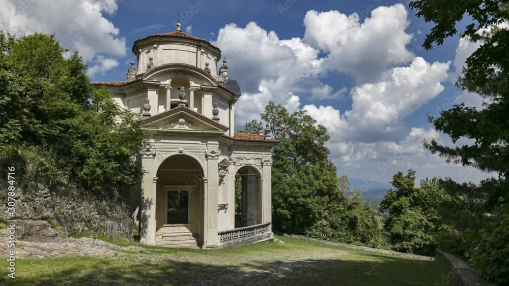 Panoramic view of the chapels, of the Panoramic view of the chapels, of the