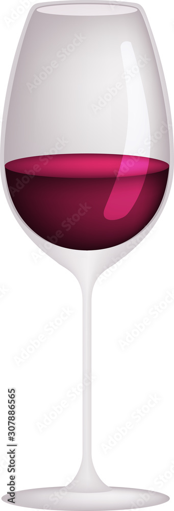 ワイングラス ベクター イラスト 赤ワイン ボルドー ドリンク お酒 アルコール Canvas Voor Buiten