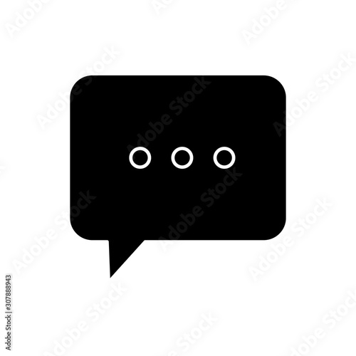 Communication bubble icon design, Message discussion conversation talk and technology Vector illustration