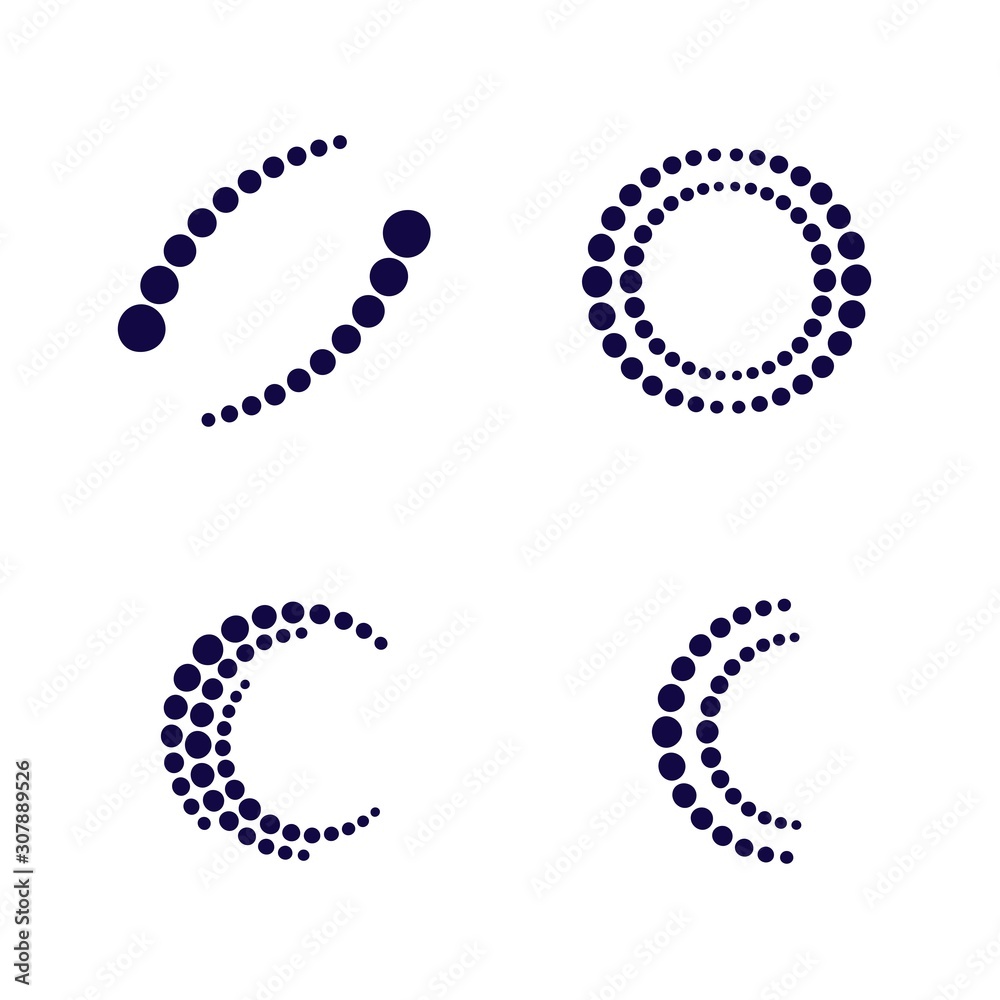 halftone circle dots vector halftone circle dots vector