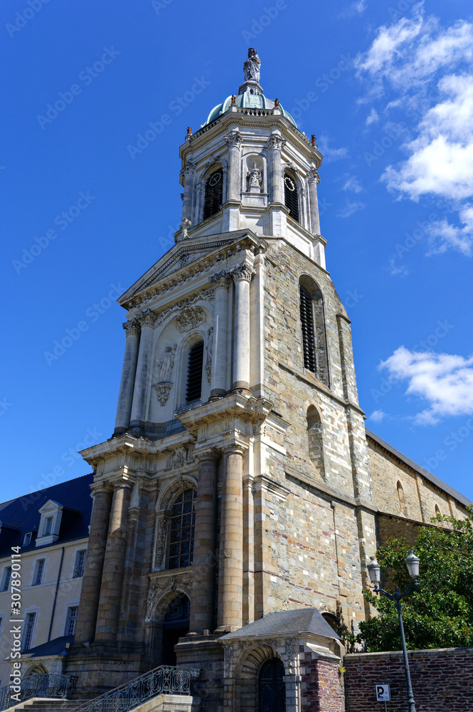 Église Notre-Dame-En-Saint-Mélaine de Rennes, Ile-et-Vilaine, Bretagne, France
