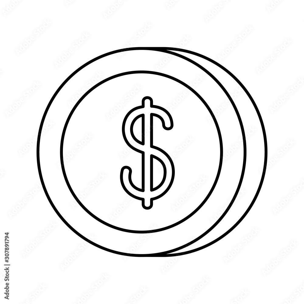 Coin design, Money finance commerce market payment invest and buy theme Vector illustration Coin design, Money finance commerce market payment invest and buy theme Vector illustration