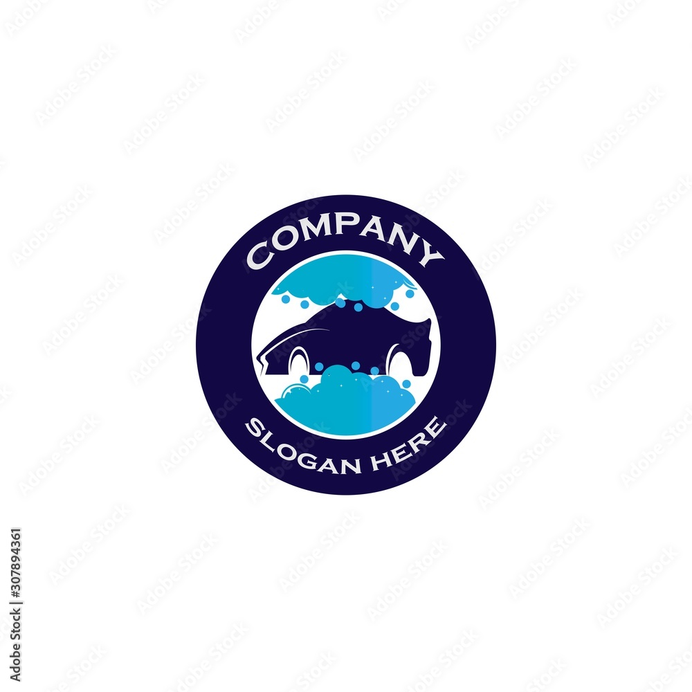 Obraz premium Car wash logo template
