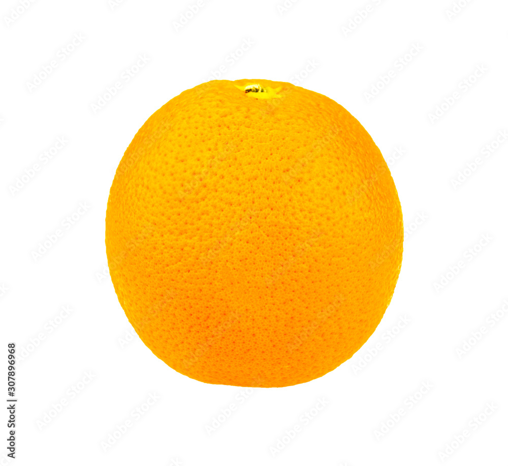 Orange isolated on white background in Full Depth of field white clipping path.