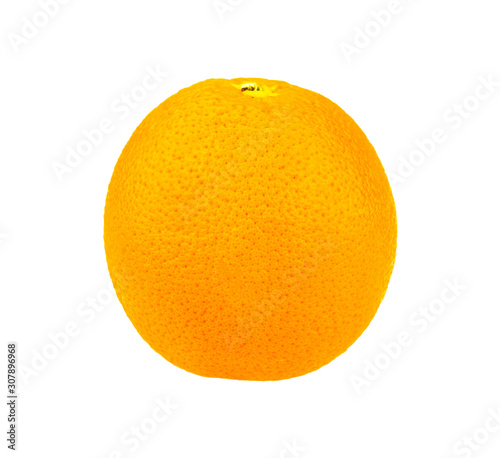 Obraz na płótnie Orange isolated on white background in Full Depth of field white clipping path. w salonie