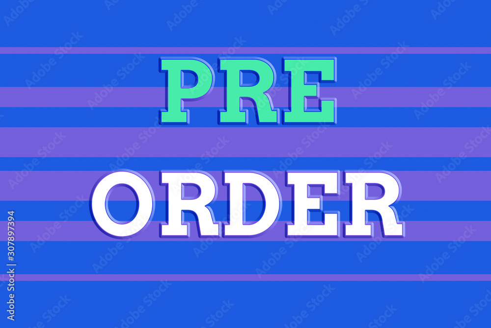 Text sign showing Pre Order. Business photo showcasing an order for a product placed before it is available for purchase Seamless horizontal lines background drawing lines. Up and down stripes Text sign showing Pre Order. Business photo showcasing an order for a product placed before it is available for purchase Seamless horizontal lines background drawing lines. Up and down stripes
