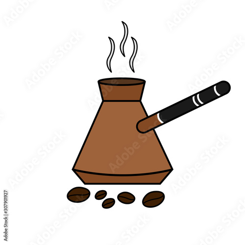 jezve flat illustration on white