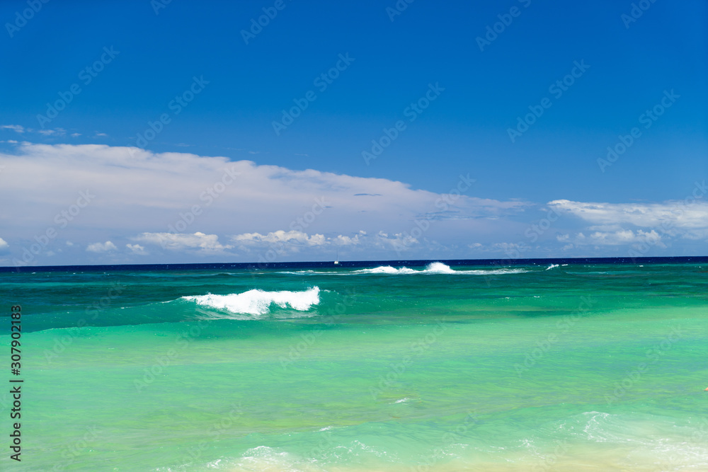 beach and sea