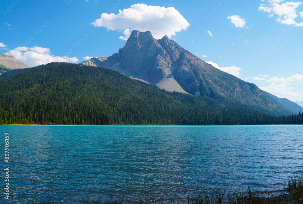 Gorgeous mountain views from every direction in the Moraine Lake area of Banff National Park