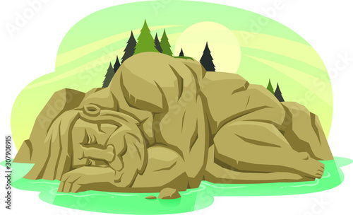 Sleeping giant mountain