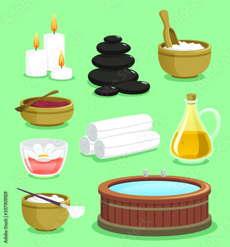 Spa body therapy elements