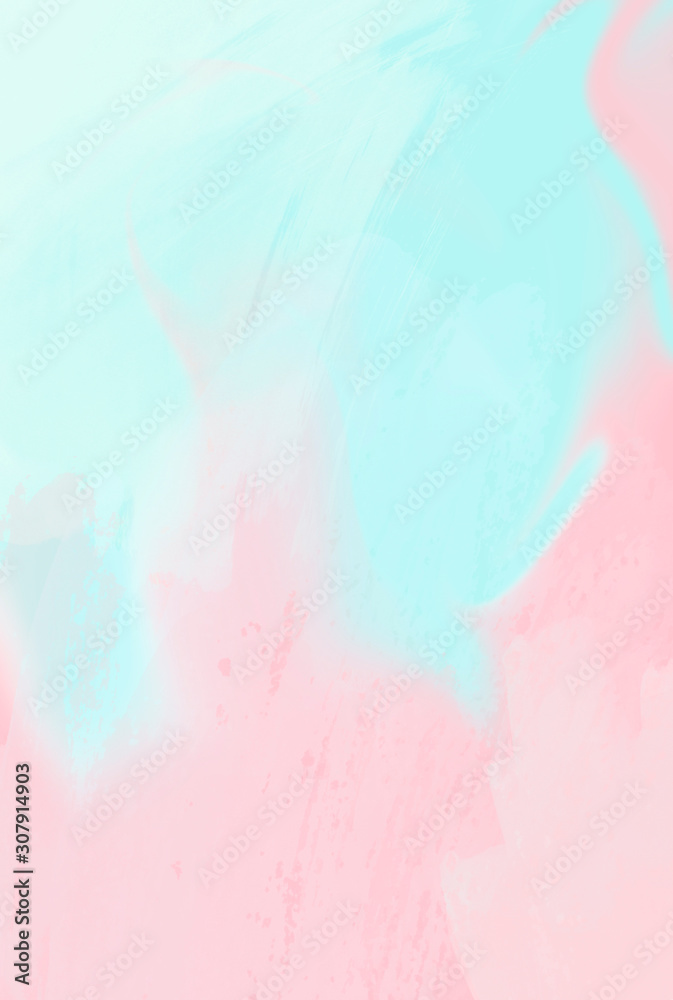 Pink blue abstract background Modern backdrop Soft brush texture